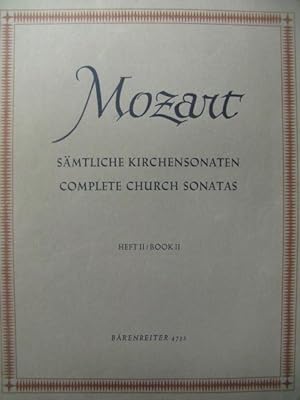 MOZART W. A. Complete Church Sonatas 2 Orgue Violon