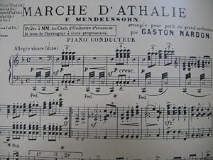 MENDELSSOHN Marche d'Athalie Orchestre