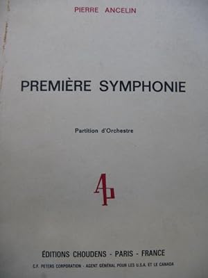 ANCELIN Pierre Première Symphonie Orchestre 1966