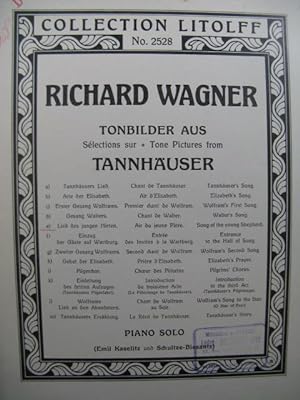Seller image for WAGNER Richard Lied des Jungen Hirten Piano for sale by partitions-anciennes
