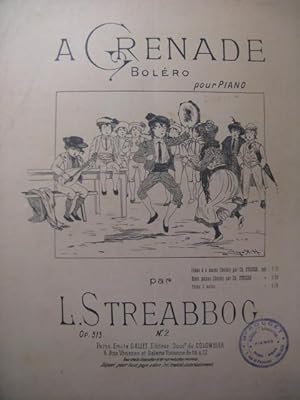 Image du vendeur pour STREABBOG Louis A Grenade Piano 1928 mis en vente par partitions-anciennes