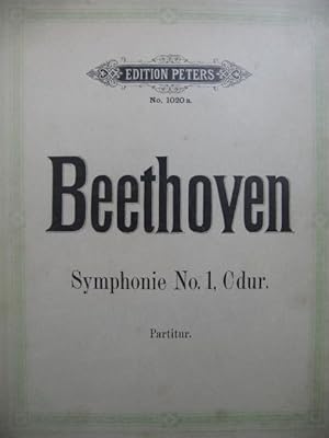 BEETHOVEN Symphonie No 1 C dur Orchestre