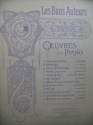 Bild des Verkufers fr REISER F. H. Echos du Printemps Piano zum Verkauf von partitions-anciennes