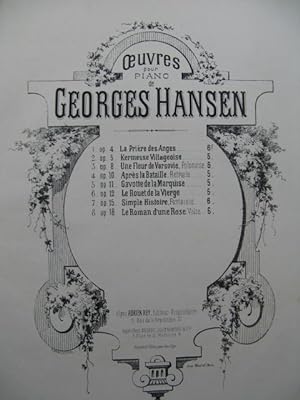 Image du vendeur pour HANSEN Georges Aprs la Bataille piano mis en vente par partitions-anciennes