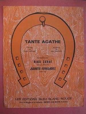 Image du vendeur pour Tante Agathe (Grald/Kluger) par Rika Zara mis en vente par partitions-anciennes