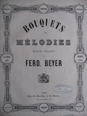 Imagen del vendedor de BEYER Ferdinand Robert le Diable Piano XIXe a la venta por partitions-anciennes