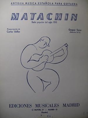 Immagine del venditore per SANZ Gaspar Matachin Guitare 1961 venduto da partitions-anciennes