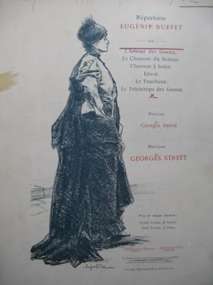 STREET Georges L'Amour des Gueux Chant Piano 1897