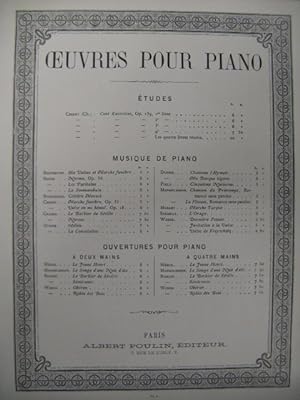 Seller image for WEBER Robin des Bois Ouverture Piano XIXe for sale by partitions-anciennes