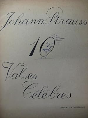 Imagen del vendedor de STRAUSS Johann 10 Valses clbres Piano 1947 a la venta por partitions-anciennes