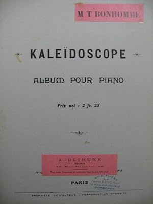 Seller image for BONHOMME M. T. Kaledoscope Piano for sale by partitions-anciennes