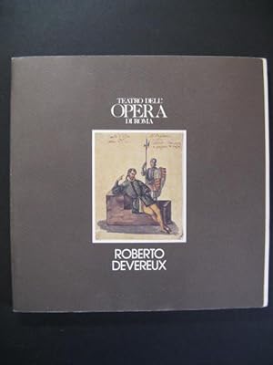 DONIZETTI G. Roberto Devereux Programme Opera Roma 1988