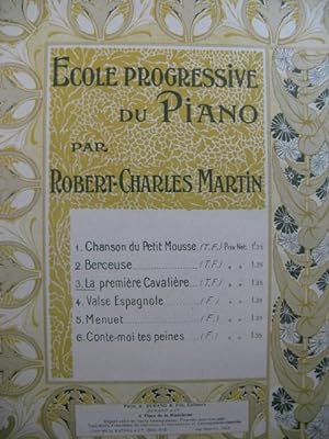 Seller image for MARTIN Robert-Charles La premire Cavalire Piano for sale by partitions-anciennes