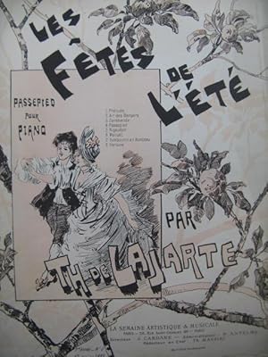 Seller image for DE LAJARTE Thodore Les Festes de l't Piano 1889 for sale by partitions-anciennes