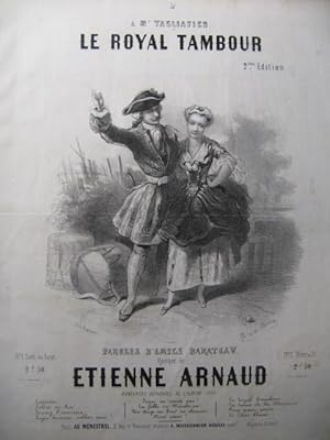 Seller image for ARNAUD Etienne Le Royal Tambour Chant Piano ca1850 for sale by partitions-anciennes