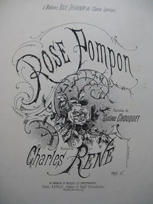 Seller image for REN Charles Rose Pompon Chant Piano XIXe for sale by partitions-anciennes