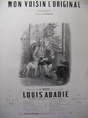 Image du vendeur pour ABADIE Louis Mon Voisin l'Original Chant Piano ca1850 mis en vente par partitions-anciennes