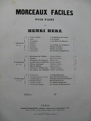 Image du vendeur pour HERZ Henri Variations Piano XIXe sicle mis en vente par partitions-anciennes