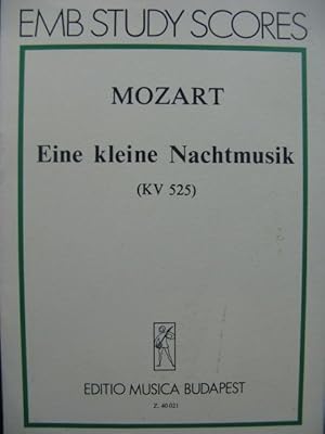 MOZART W. A. Eine Kleine Nachtmusik Orchestre