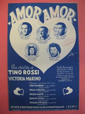 Amor Amor - Tino Rossi 1941