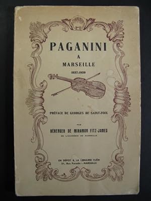 DE MIRAMON FITZ-JAMES B. Paganini à Marseille 1941