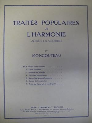 MONCOUTEAU M. Traité populaire de l'Harmonie