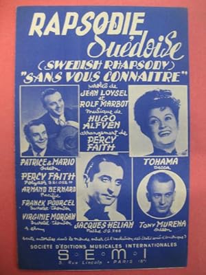 Rapsodie Suédoise Hélian Chanson 1953