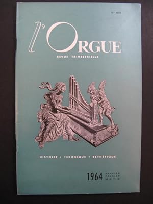 L'Orgue Revue Trimestrielle No 109 1964