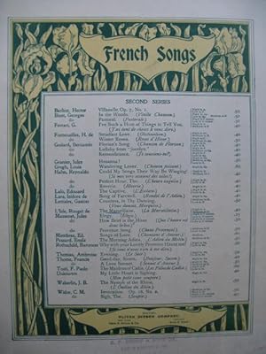 Bild des Verkufers fr ROUGET DE L'ISLE The Marseillaise Chant Piano 1901 zum Verkauf von partitions-anciennes