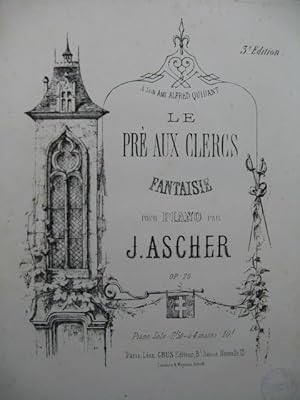 Image du vendeur pour ASCHER J. Le Pr aux Clercs Piano mis en vente par partitions-anciennes