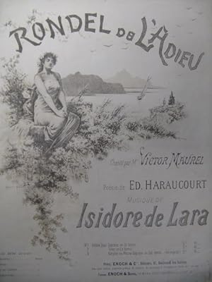 Immagine del venditore per DE LARA Isidore Rondel de l'Adieu Chant Piano 1895 venduto da partitions-anciennes
