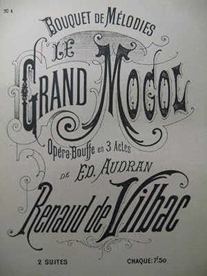 Seller image for DE VILBAC Renaud Le grand Mogol Piano 1885 for sale by partitions-anciennes