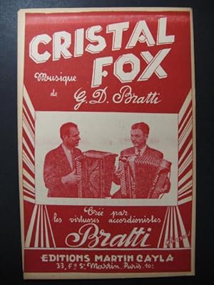 Immagine del venditore per Cristal Fox Bratti Accordon Piano Saxophone Trompette venduto da partitions-anciennes