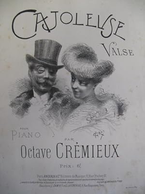 Seller image for CRMIEUX Octave Cajoleuse Piano 1902 for sale by partitions-anciennes