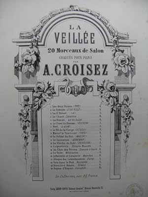 Immagine del venditore per CROISEZ A. La Cloche du Soir Piano XIXe sicle venduto da partitions-anciennes