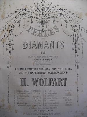 Seller image for WOLFART H. Weber Robin des Bois Piano XIXe for sale by partitions-anciennes