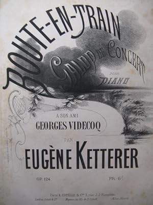 Image du vendeur pour KETTERER Eugne Boute en Train Piano ca1860 mis en vente par partitions-anciennes