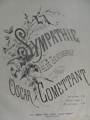 Immagine del venditore per COMETTANT Oscar La Sympathie Piano venduto da partitions-anciennes
