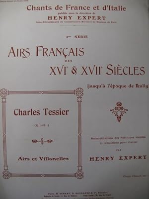 Immagine del venditore per TESSIER Charles Dancez devant ces Beaux Yeux Chant Piano venduto da partitions-anciennes
