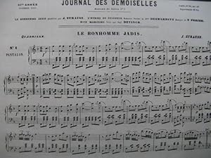 Image du vendeur pour Journal des Demoiselles J. Strauss Perier Devinck Piano Chant 1853 mis en vente par partitions-anciennes