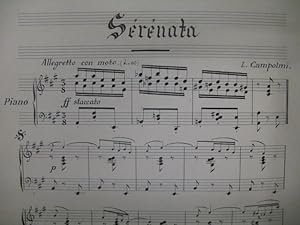 CAMPOLMI L. Sérénata Piano Violon Violoncelle Contrebasse