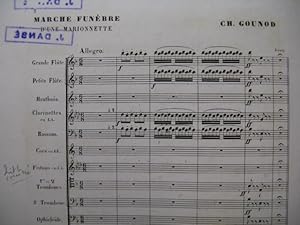 GOUNOD Charles Marche Funèbre d'une Marionnette Orchestre 1879