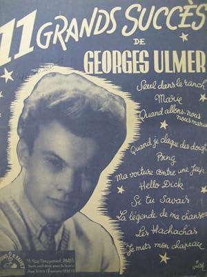 Seller image for ULMER Georges 11 Succs Chant Piano 1946 for sale by partitions-anciennes