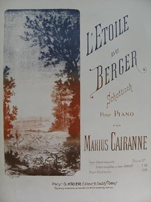 CAIRANNE Marius L'Etoile du Berger Piano