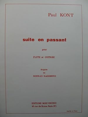 KONT Paul Suite en passant Flute Guitare 1975