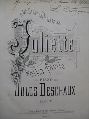 DESCHAUX Jules Juliette Piano XIXe