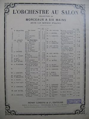 LANDRY Albert Le Petit Moulin Piano 6 mains ca1906