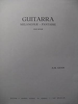 GENIN A. M. Guitarra Guitare 1982