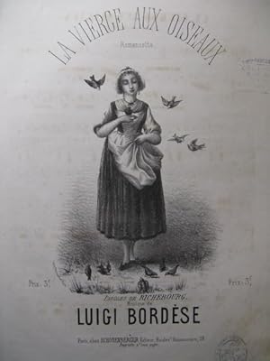 Seller image for BORDSE Luigi La Vierge aux oiseaux Chant Piano XIXe for sale by partitions-anciennes