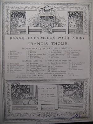 Seller image for THOM Francis Petite Valse Piano 1897 for sale by partitions-anciennes